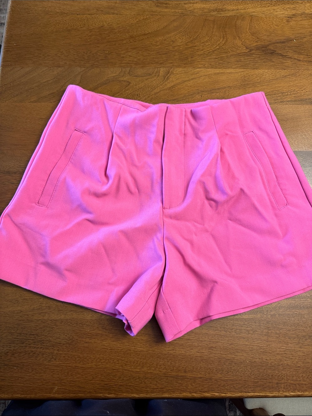 a new day Bright Pink High-Waist Tailored Women's Shorts